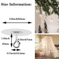 Metal Self Adhesive Stick Ceiling Hook Heavy Duty With No Drilling Home Decoration Gadget For Plants Wind Chimes Accessories. 