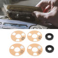 Blank Metal Reel Cassette Tape, 4 Reels 2 Wheel Reliable DIY Reel To Reel Cassette Retro for Music Recording.