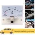 DC 30A Analog Ammeter Panel 0-30A Current Meter Analog Amperemeter Panel. 