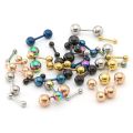 5pcs 16G Tragus Helix Bar 2.5-6mm Ball Stainless Steel Barbell Daith Oreja Ring Stud Earing Cartilage Ear Piercing Body Jewelry.