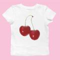 Aesthetic Summer Baby Tee Streetwear Goth Harajuku Letter Graphic Cherry Print T-shirt Vintage Crop Tops Women 2000s Y2K Clothes.