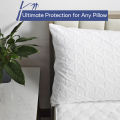 Bamboo Pillow Cover Waterproof Zipper Pillow Protector 48x74cm Bedbug Proof Hotel Home Bed Pillowcases. 