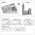 Piececool 3D Metal Puzzle Big Ben Model Building Kits Jigsaw DIY Kit Teen Toys for Brain Teaser Best Birthday Gifts MuXiaRe.
