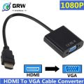 1080P HDMI Male to VGA Female Video Converter Adapter Cable for PC DVD HDTV.