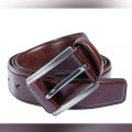 Artificial Leather chocolate colour belt for men - Belt For Men. 
