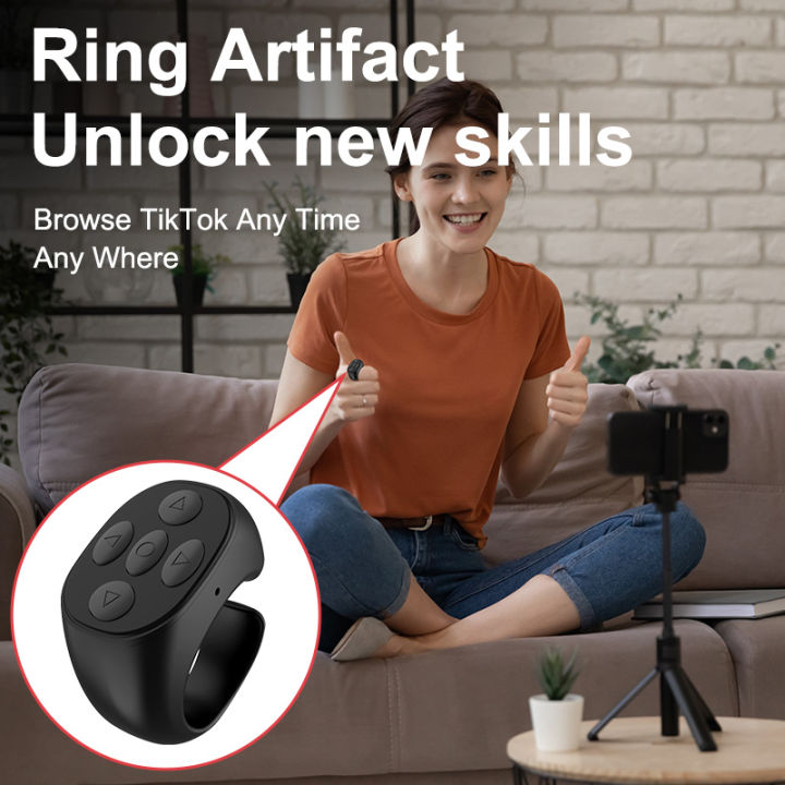 2024%20Bluetooth%20Tiktok%20Remote%20Control%20Ring%20Gadget%20Flipping%20Selfie%20Fingertip%20Controller%20Give%20Likes%204%20Buttons%2010m%20for%20IPhone%20Xiaomi%20-%20Image%205