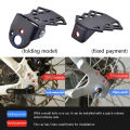 2Pcs Durable MTB Rear Seat Footrest Mounted On Back Wheel Bike Pedals Folding Footboard Cycling Accessories Bicycle Foot Pedal Creek.