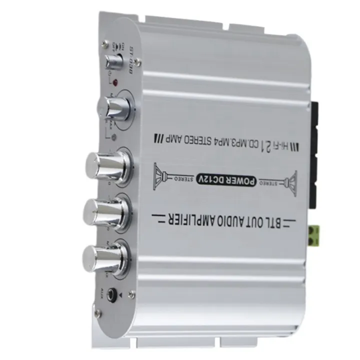 Car%20Stereo%20Amplifier%20Speaker%20Hifi%20Power%202.1%20Channel%20Home%20Subwoofer%20Audio%20Output%2012V%20Audio%20System%20Easy%20to%20Use%20Silver%20-%20Image%206