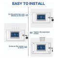 Universal Thermostat Guard with Lock Universal Combination Lock Box Transparent Acrylic Thermostat with Safety Lock Easy Install.