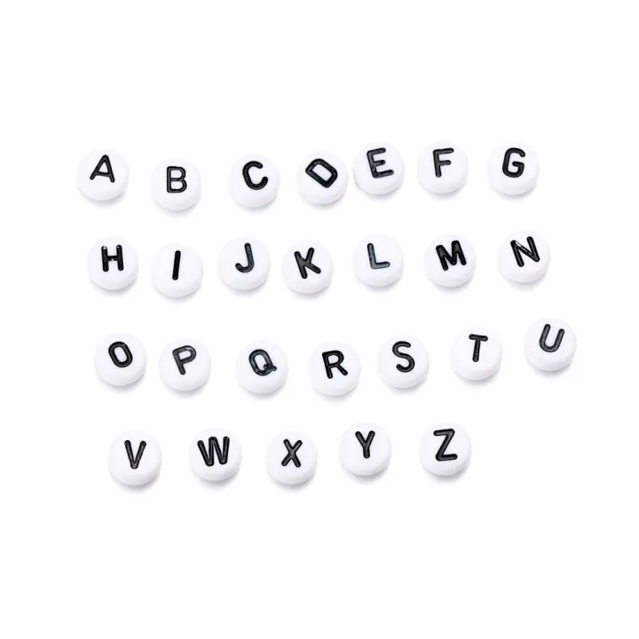 100Pcs%20Mixed%20Letter%20Acrylic%20Beads%20Flat%20Round%20Alphabet%20Charms%20Beads%20For%20Bracelet%20Necklace%20Jewelry%20Making%20-%20Image%202