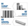 NINDEJIN 5-50pcs dowel pins 304 stainless steel m2 m2.5 m3 m4 m5 m6 m8 m10 parallel pins fastener solid  pin GB119. 