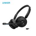 Anker PowerConf H500 Charging Stand Bluetooth Dual-Ear Headset Microphone Audio Recording Meeting Transcription AI-Enhanced Call. 