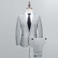 New design Men's Suits Slim Button Suit Pure Color Dress Host Show Jacket Coat Pant Formal Blazer Suit Homme 2021.