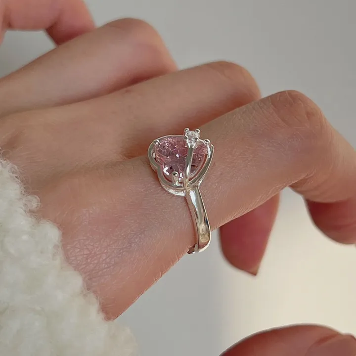 Full%20body%20925%20sterling%20silver%20ring%20female%20pink%20love%20ring%202022%20early%20spring%20new%20gem%20girl%20heart%20J182j%20-%20Image%202