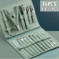 Complete Nail Care Kit with Clippers, Scissors & Tweezers. 