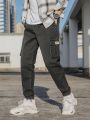 Spring Autumn Multi-Pockets Cargo Jeans Men Black Blue Denim Jogger Pants Male Baggy Jean Trousers Plus Size 6XL 7XL 8XL.
