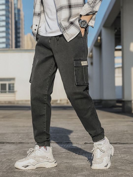Spring%20Autumn%20Multi-Pockets%20Cargo%20Jeans%20Men%20Black%20Blue%20Denim%20Jogger%20Pants%20Male%20Baggy%20Jean%20Trousers%20Plus%20Size%206XL%207XL%208XL%20-%20Image%204