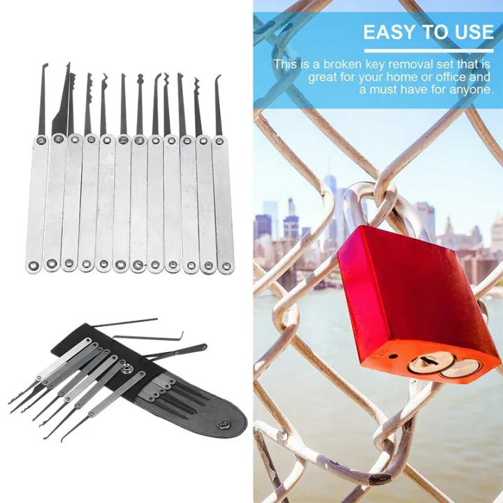 (Training%20Lock)%20Lock%20Picking%20Set%20Unlocking%20Tool%20Set%20Locksmith%20Practice%20Lock%20Pick%20Key%20Extractor%20Padlock%20Lockpick%20Tool%20Kits%20With%20Carrying%20Bag%20For%20Beginner%20Professional%20Kids%20-%20Without%20Lock%20-%20Image%204