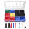 560PCS Heat Shrink Tubing, Electrical Wire Cable Wrap Assortment Electric Insulation Heat Shrink Tube Kit with Box. 