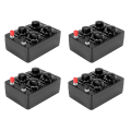 NXFDSIOZ 4X 0-9999 Ohm Simple Resistance Box Precision Variable Decade Resistor Teaching Instrument. 