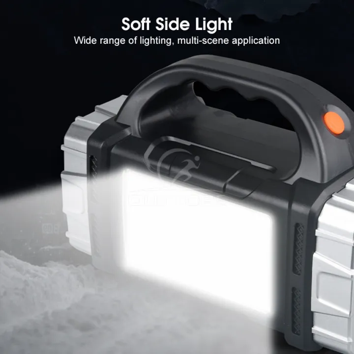 Outtobe%20Flashlights%20Multifunctional%20Solar%20Outdoor%20Torchlight%20Double%20Spotlight%20Waterproof%20Work%20Light%20USB%20Rechargeable%20Searchlight%20Handheld%20Fla-shlight%20Light%20-%20Image%203