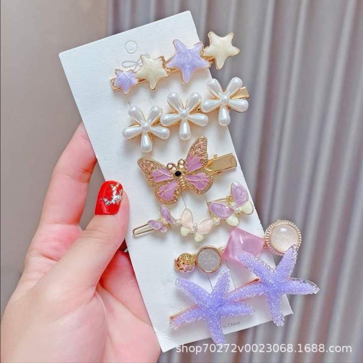 Elegant%20Korean%20hair%20clip%20girls%20hair%20accessories%20design%20crystal%20pearl%20hair%20pin%20set%20for%20women%20-%20Image%203