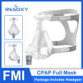 RESOXY CPAP Full Face Mask Auto BiPAP CPAP Mouth Mask Medical Silicon Full Facial Mask With Headgear for Sleep Apnea Snoring. 