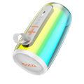 Hoco HC18 Portable Luminous Jumper Colorful Bluetooth Speaker with 360° LED Light Sound. 