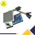 MAX7219 Dot Matrix Module 8x8 LED Display Modules for Arduino Raspberry Pi Microcontroller with 5Pin Wires Red.
