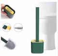 Good Quality New Silicone Toilet Cleaning Brush And Holder Set -1Pcs.