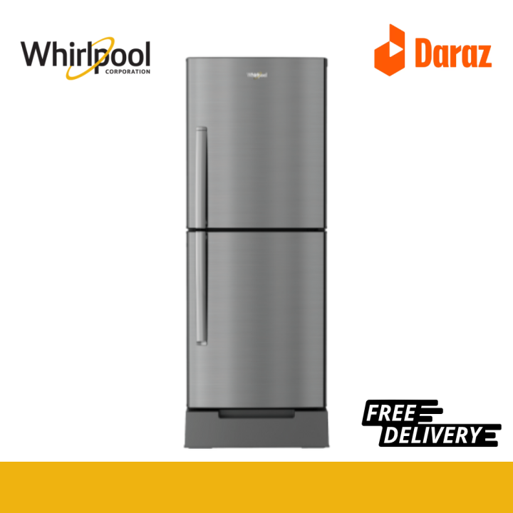 Whirlpool 236 Liters Fresh Magic Pro Frost Refrigerator–Chromium Steel X with Free Delivery