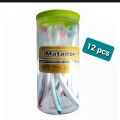 Soft ToothBrush With safty Cap 12 Pcs Free 1 Box. 