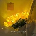 Tulip Night Lamp Flower Bouquet Lamp LED Imitation Tulips Simulated Floral Light Decorative Tulip Light. 