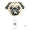 Cartoon Retractable Nurse Badge Reel Clip Badge Holder Students Doctor ID Card Holder Cute Felt. 