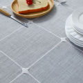 Household Cotton Linen TableclothinsStyle Simple Fabric Plaid New Chinese Style Coffee Table Mat Tablecloth Wear-Resistant Table Cloth Wholesale.