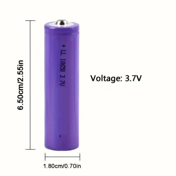 3.7V 18650 Top Battery 1200mAh Lithium Rechargeable Battery For Power Tools Flashlight Li-ion Cell
