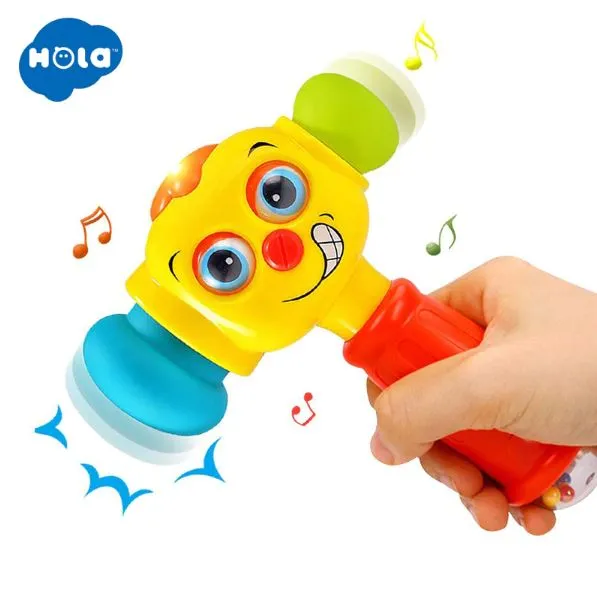 HOLA%203115%20Baby%20Toys%20Musical%20Hammer%20Toy%20Newborn%200-18%20Months%20Musical%20Toy%20Toddler%20Electronic%20Trumpet%20Toys%20for%20Children%20-%20Image%202