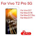 For Vivo T2 Pro 5G S17 S17E S17T Screen Protector Tempered Glass Clear HD Phone Flim Front VivoT2Pro5G VivoS17E VivoS17T Pro.