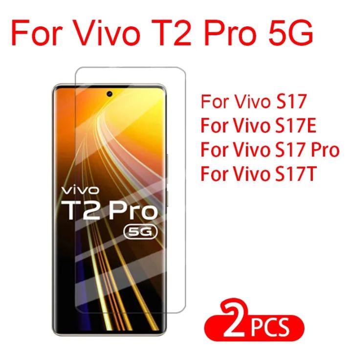 For Vivo T2 Pro 5G S17 S17E S17T Screen Protector Tempered Glass Clear HD Phone Flim Front VivoT2Pro5G VivoS17E VivoS17T Pro