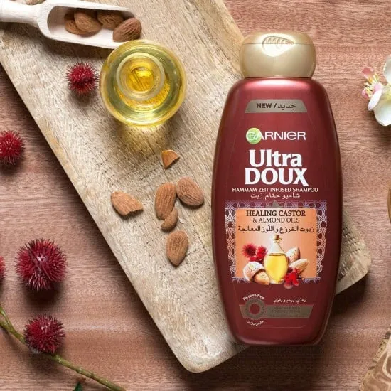 Garnier%20Ultra%20Doux%20Castor%20And%20Almond%20Oils%20Shampoo%20-%20400%20ML%20-%20Image%203