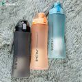 660ml BPA-Free Frosted SHOTAY Water Bottle – Leak-Proof Flip Cap & Sipper | Reusable & Unbreakable Bottle for Office, Gym, School & Outdoor Use (Blue, Green, Pink, Ash).