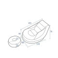 Lazy Bean Bag Air Chair With Footrest,Air sofa, single air sofa, bestway air sofa, index air sofa, portable air sofa, air sofa chair,bean bag sofa.
