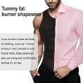 Men Neoprene Shapewear Tummy Control Girdle Corset Compression Shirt Tank Top Body Shaper with Zipper Slimming Undershirt.