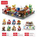 compatible with Street View city building dream home assembling building blocks toys children's puzzle.