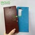 Lenuo For Infinix Hot 50 Pro+ Hot 50 Pro Plus Back Cover Luxury Retro Flip PU Leather Wallet Case Flip Clasp Stand Cards Holder Casing.