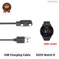 DIZO Watch R Realme TechLife Charging Cable 2 Pin High Quality USB Charger Cable USB Charging Cable Dock Bracelet Charger For DIZO Watch R Smart Watch. 