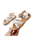 New Fashion Summer Children Kids Girl Boy Outdoor Soft Cross Sandals Slippers Shoes.