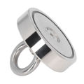 Super Fishing Magnet, Powerful High Power Magnet with Ring for Hoisting Hanging. 