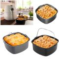 Non-stick Cake Baking Tray Basket Airfryer for Philips Baking Dish Pan Air Fryer Kitchen Air Fryer Accessories Baking Basket. 