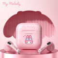 Sanrio Cinnamoroll Bluetooth Earphones My Melody Wireless Headset Pochacco Music Game Noise Reduction Headphones Kuromi Gifts.